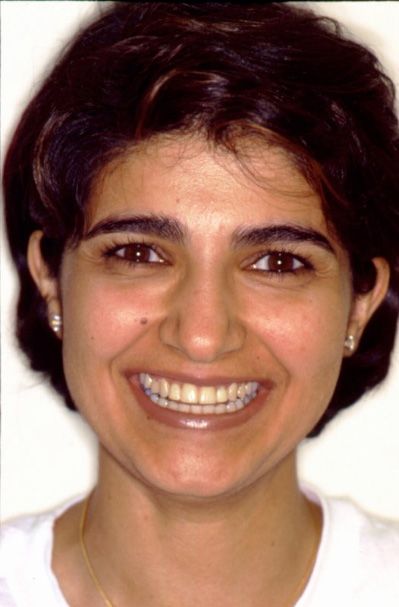 Young woman sharing beautiful smile